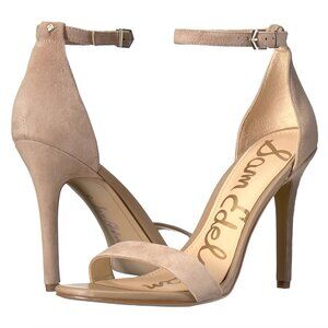 Sam Edelman AMEE Suede Lined Classic Nude Sandal Open Toe Heels (Size 11M)